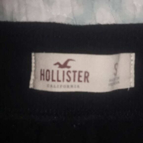 Ladies Hollister California Size Small Black Lightweight Joggers w/Drawstring - Picture 3 of 3